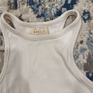 Sézane Ribbed Tank Top